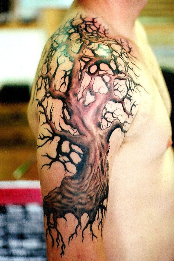 60 Awesome Tree Tattoo Designs -   24 old tree tattoo
 ideas