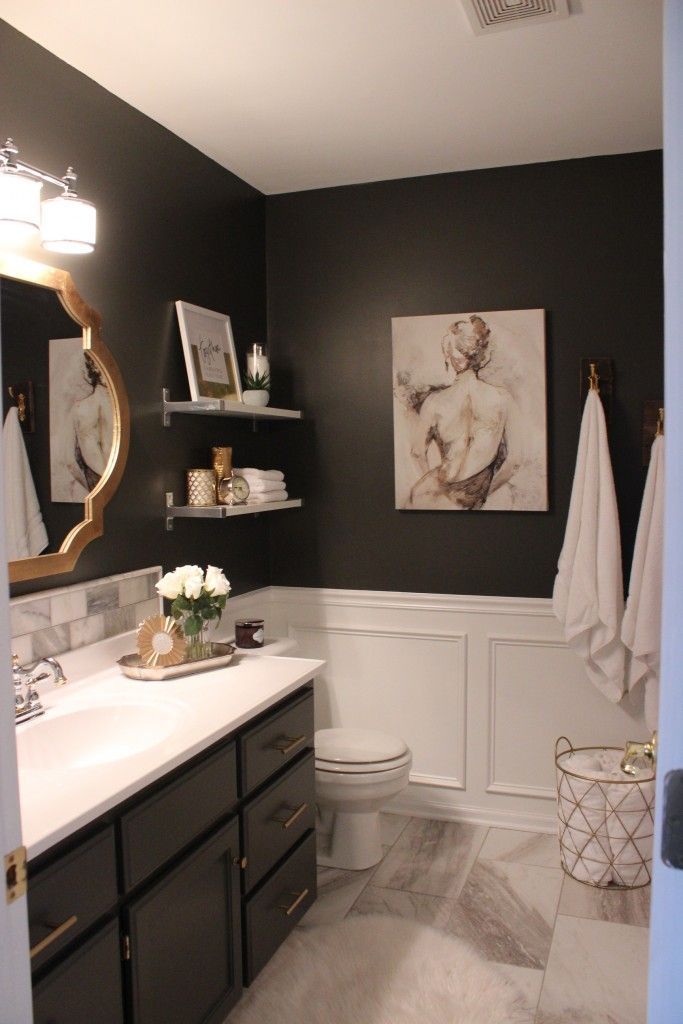 60 Bathroom Ideas We're Legit Obsessed With -   24 silver bathroom decor
 ideas