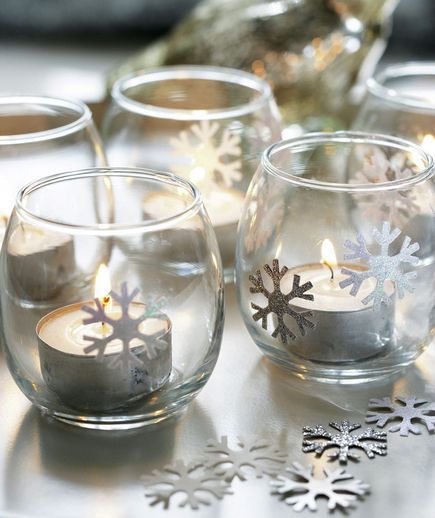 9 Homemade Holiday and Christmas Decorations -   24 winter decor lights
 ideas