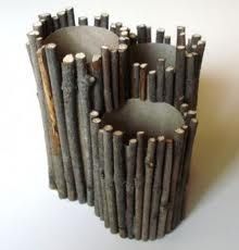 A Twig Pencil Holder to Make -   25 cool crafts with paper
 ideas