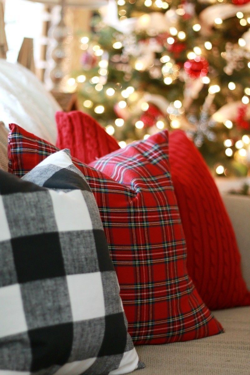A Holiday With Heart - A Thoughtful Place -   25 decor pillows red
 ideas