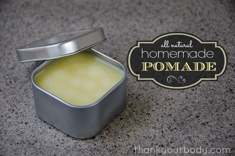 Homemade Pomade: All natural for beautiful hair. -   25 diy hair pomade
 ideas