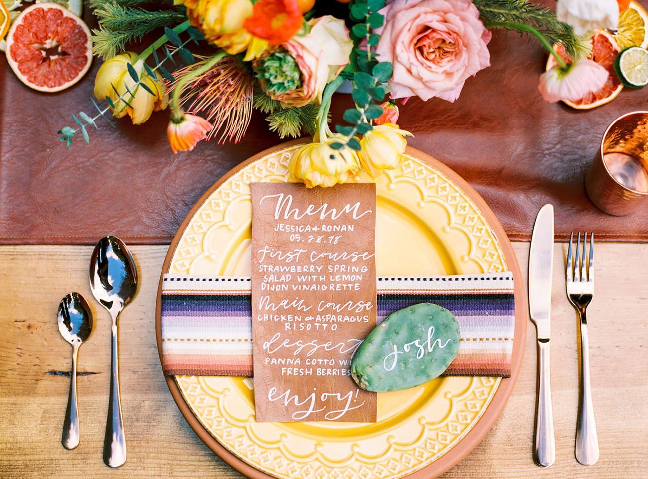 Bold + Bright Southwestern Garden Party Wedding Inspiration -   25 garden inspiration boho
 ideas