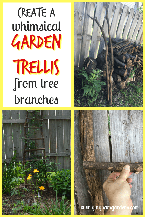 Easy DIY Garden Decor Using Tree Branches -   25 garden trellis greenhouses ideas