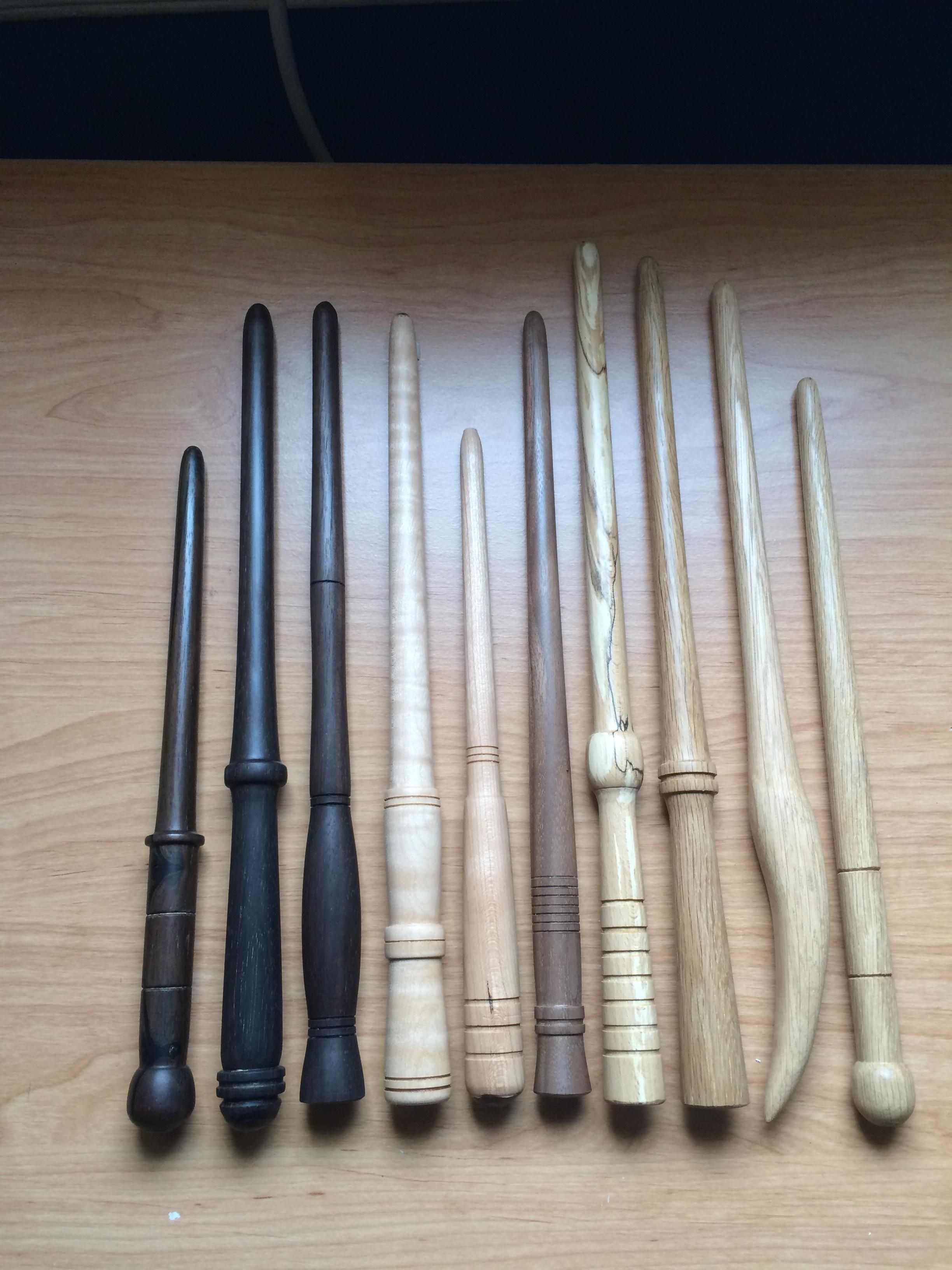 I made a set of Harry Potter inspired magic wands -   25 harry potter wands
 ideas