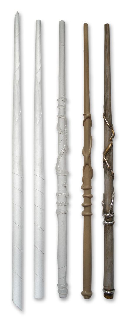 Make an Awesome Harry Potter Wand From a Sheet of Paper and Glue Gun Glue -   25 harry potter wands
 ideas