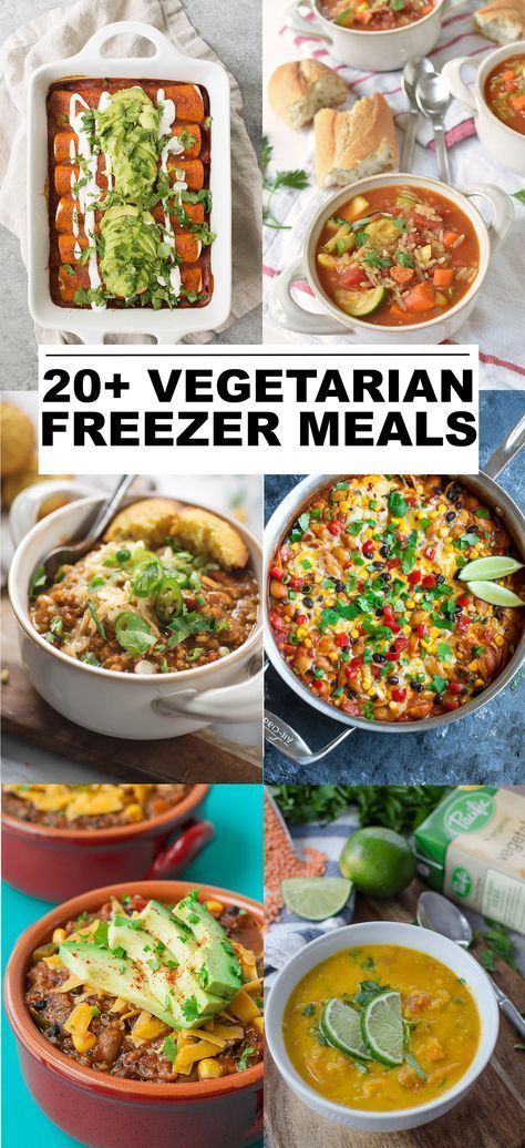 20+ Vegetarian Freezer Recipes for New Moms -   18 vegetarian recipes freezer
 ideas
