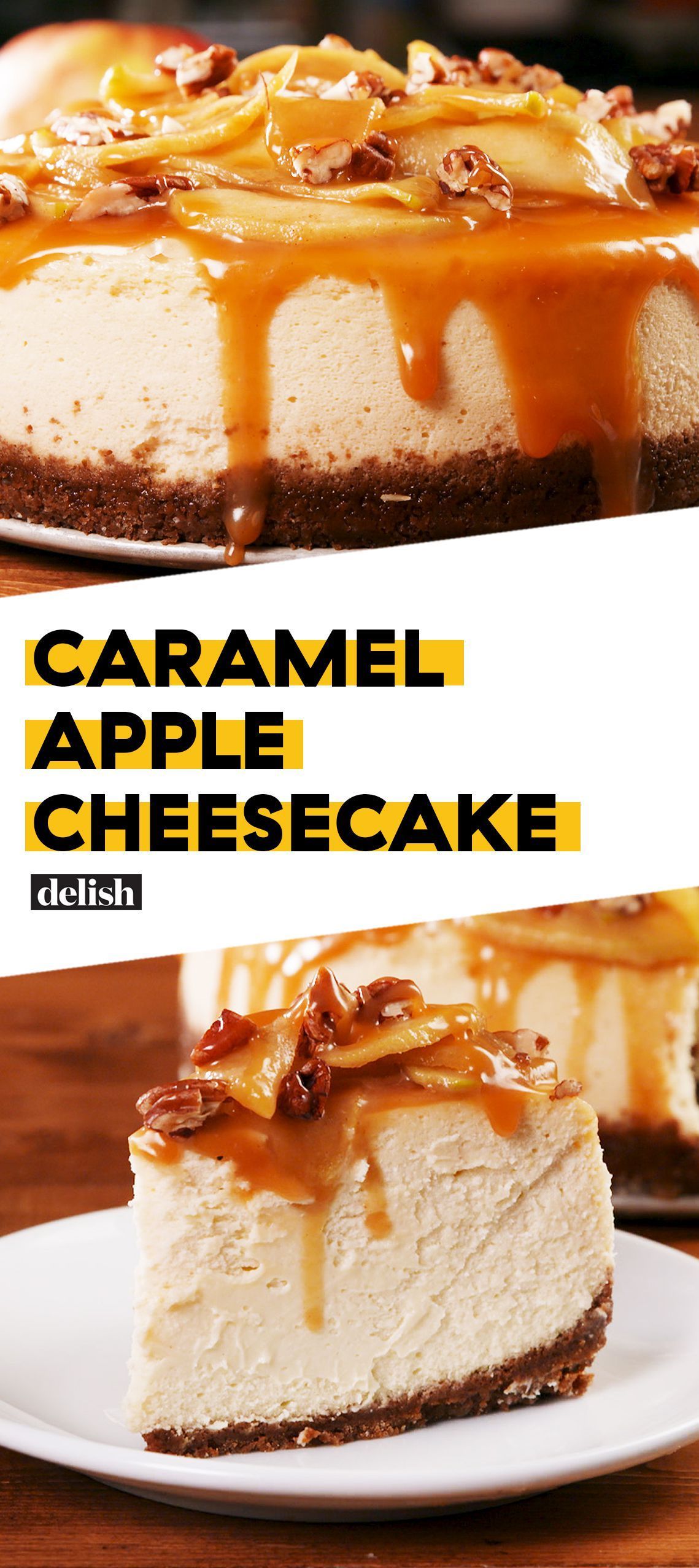Caramel Apple Cheesecake -   20 apple cheesecake recipes
 ideas