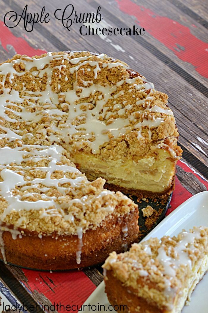 Apple Crumb Cheesecake -   20 apple cheesecake recipes
 ideas
