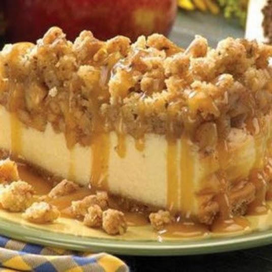 Apple Crisp Cheesecake -   20 apple cheesecake recipes
 ideas