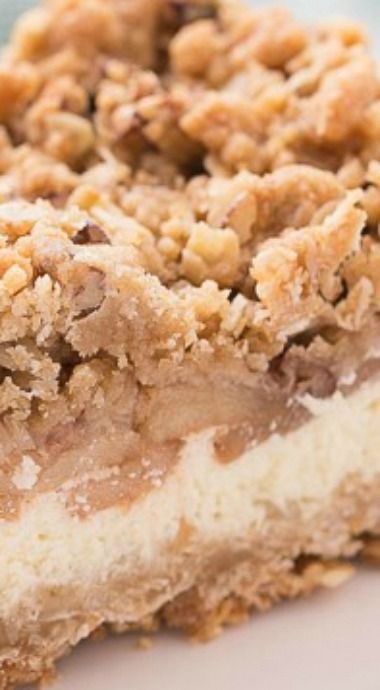 Apple Crisp Cheesecake -   20 apple cheesecake recipes
 ideas
