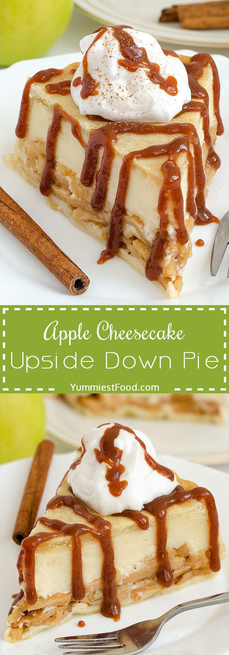 Apple Cheesecake Upside Down Pie -   20 apple cheesecake recipes
 ideas