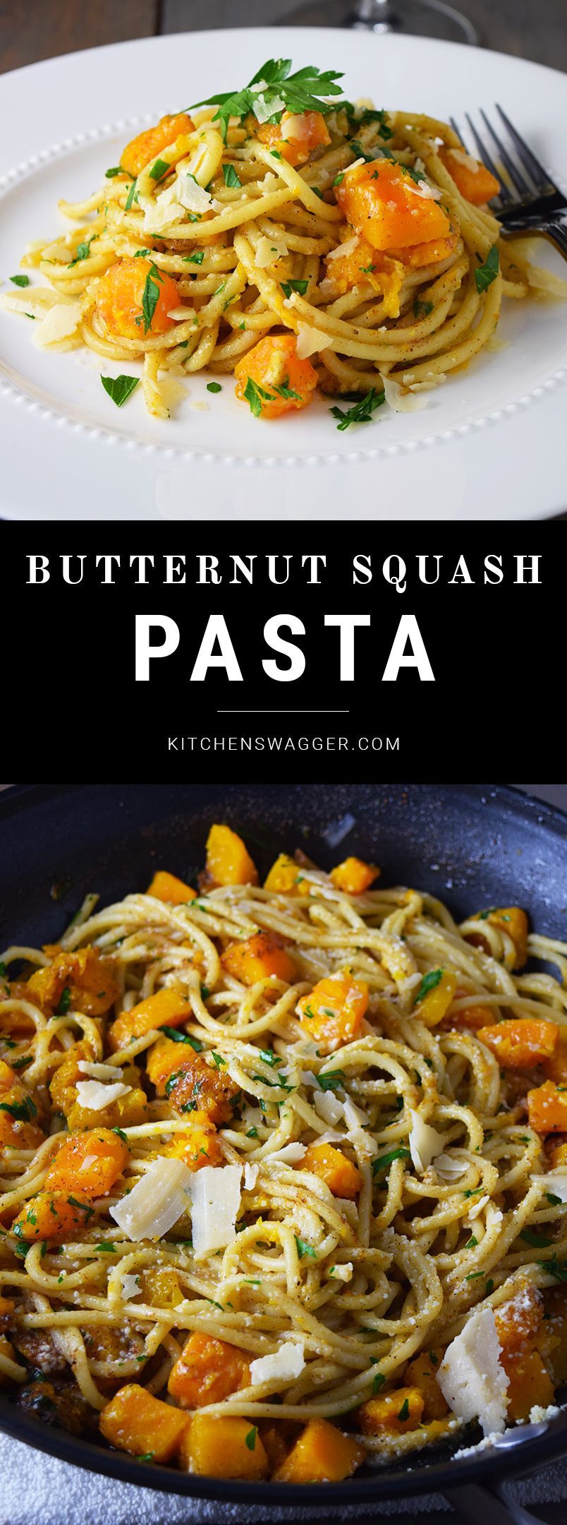 Easy butternut squash pasta dish made with brown butter, olive oil, brown sugar, and fresh butternut squash. -   20 lunch recipes noodles
 ideas