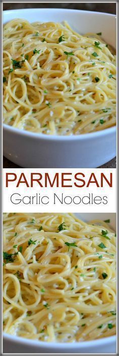 Parmesan Garlic Noodles -   20 lunch recipes noodles
 ideas