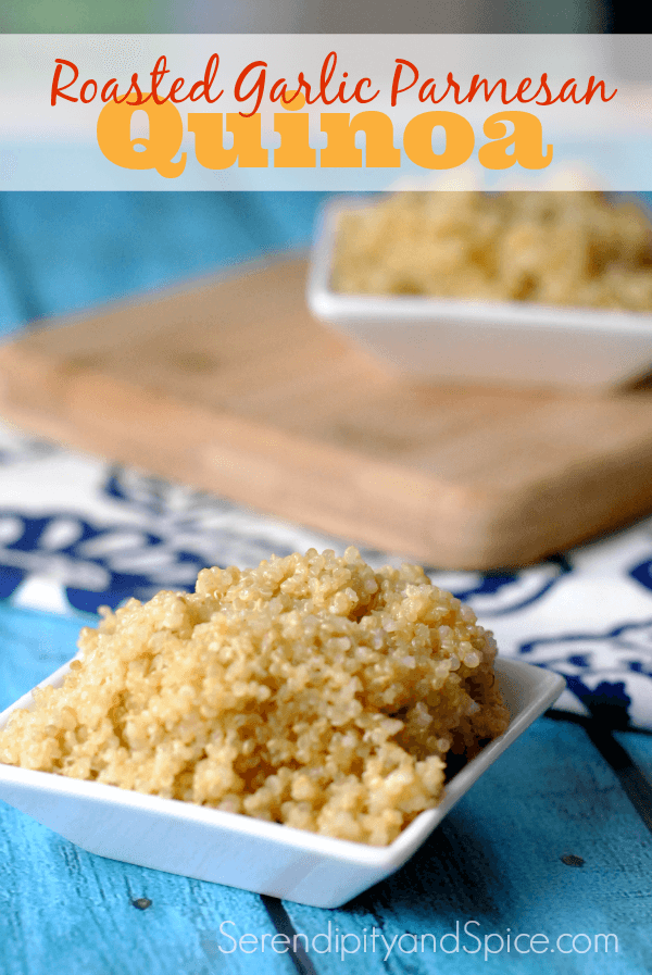 Roasted Garlic Parmesan Simple Quinoa -   21 clean quinoa recipes
 ideas