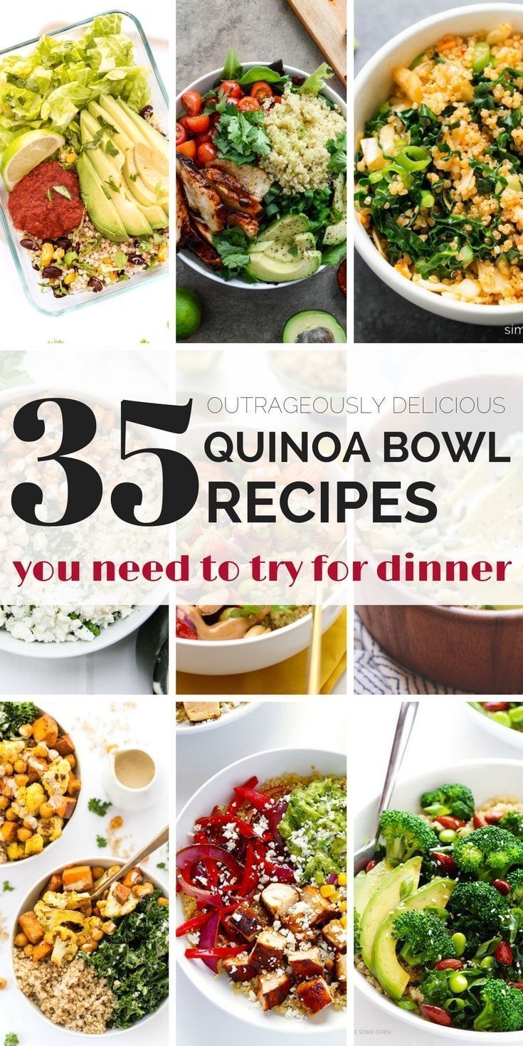 The 35 Best Quinoa Bowls -   21 clean quinoa recipes
 ideas