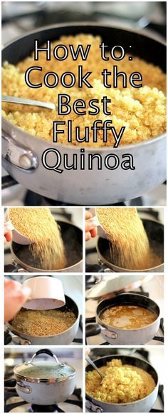 How to: Cook the Best Fluffy Quinoa {plus recipes -   21 clean quinoa recipes
 ideas