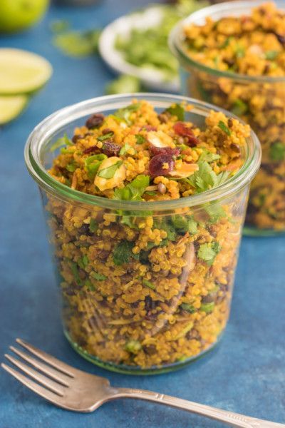 One-Pot Sweet & Spiced Quinoa Lentil Salad -   21 clean quinoa recipes
 ideas