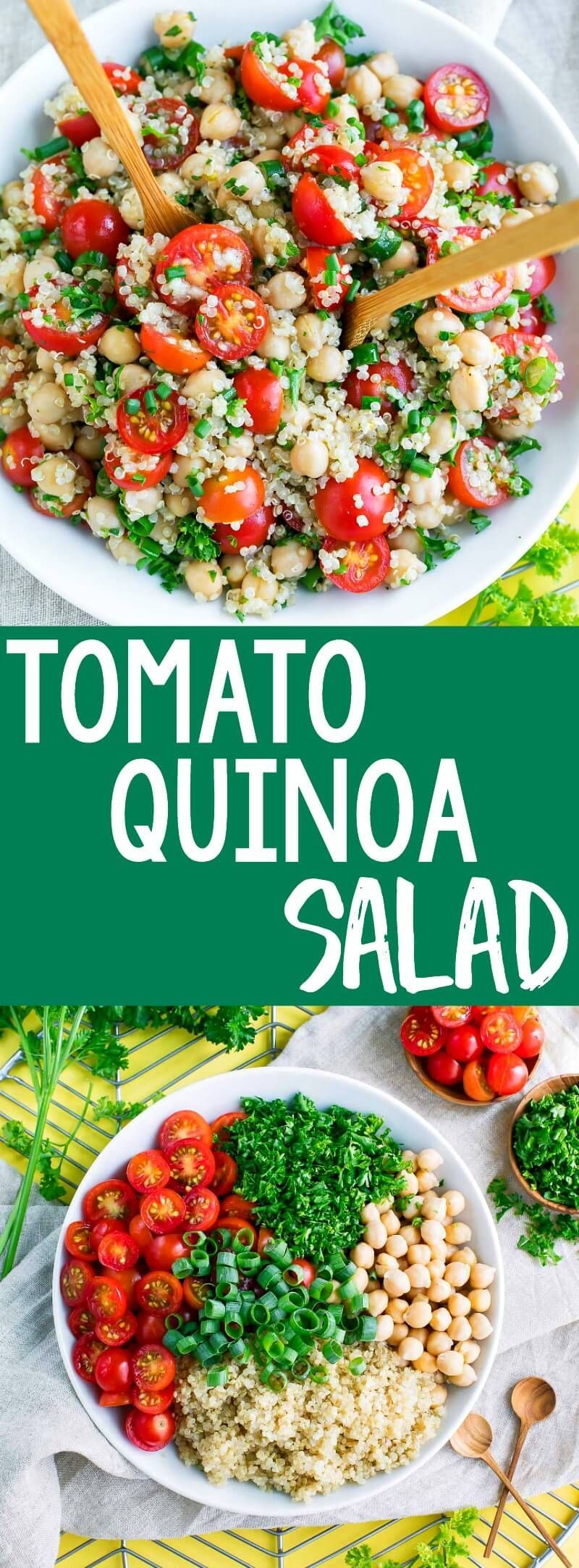 Tomato Quinoa Salad -   21 clean quinoa recipes
 ideas