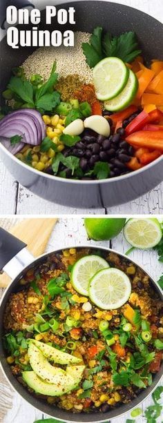 This vegan one pot Mexican quinoa chili is one of my favorite vegetarian recipes for busy weeknights! It's super healthy and so easy to make! -   21 clean quinoa recipes
 ideas