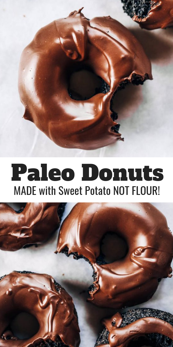 Healthy Chocolate Donuts Made With Sweet Potato -   21 paleo recipes baking
 ideas