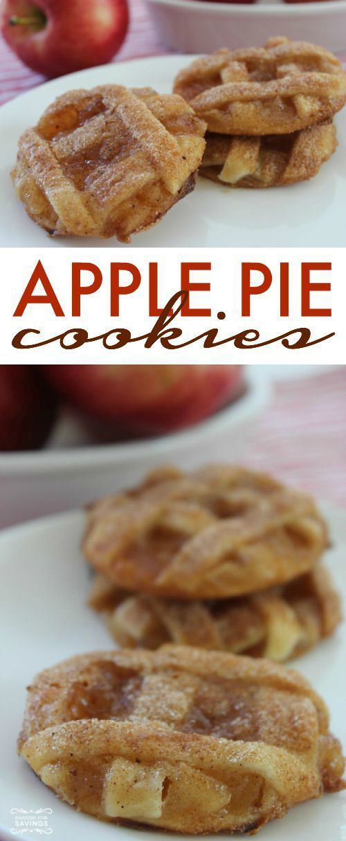 Apple Pie Cookies Homemade Recipe! Easy desserts and Pie Recipe for Thanksgiving ro Christmas! -   22 apple cookie recipes
 ideas