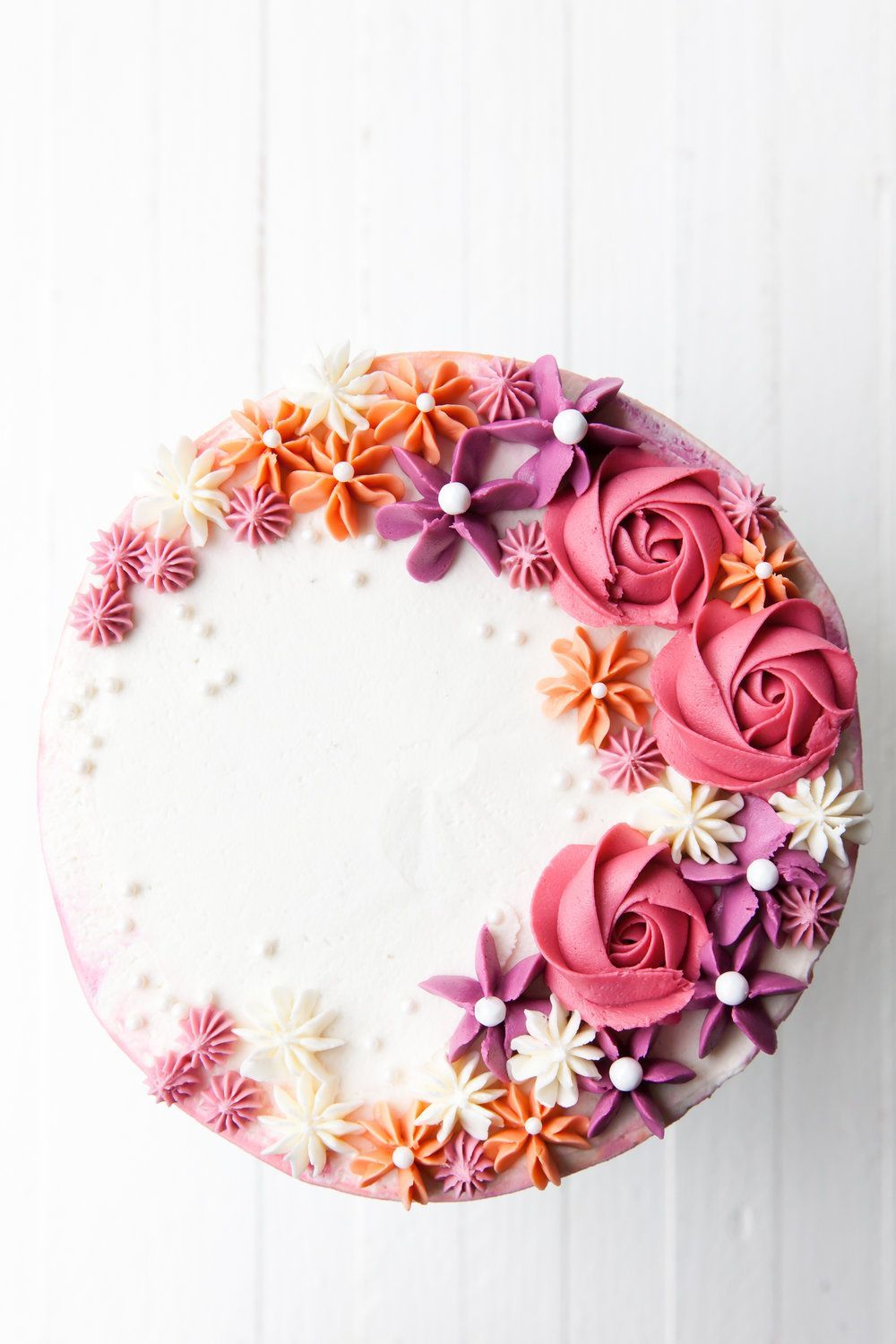 How to Make a Buttercream Flower Cake -   22 cake decor buttercream
 ideas