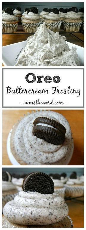 Oreo Buttercream Frosting is the BEST frosting you’ll ever eat. It tastes JUST LIKE AN OREO and is perfect as a cake frosting or a cupcake frosting! -   22 cake decor buttercream
 ideas