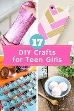 Cool DIY Craft Ideas for Teen Girls -   22 cute crafts creative
 ideas