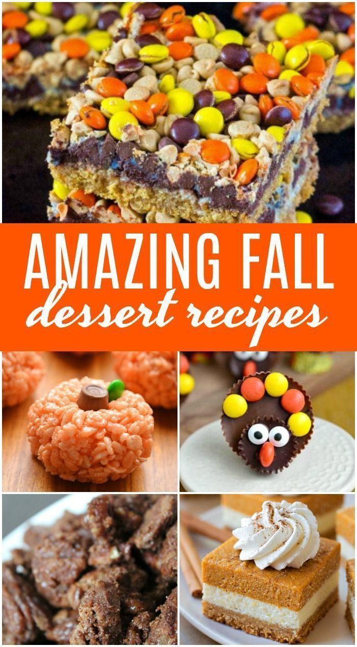 Amazing Thanksgiving Dessert Recipes -   22 cute fall recipes
 ideas