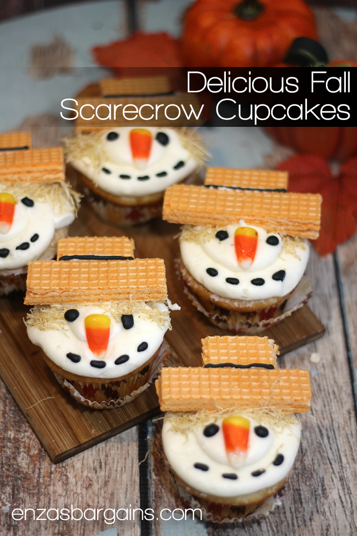 Scarecrow Cupcakes Recipe - The cutest little fall table dessert! -   22 cute fall recipes
 ideas