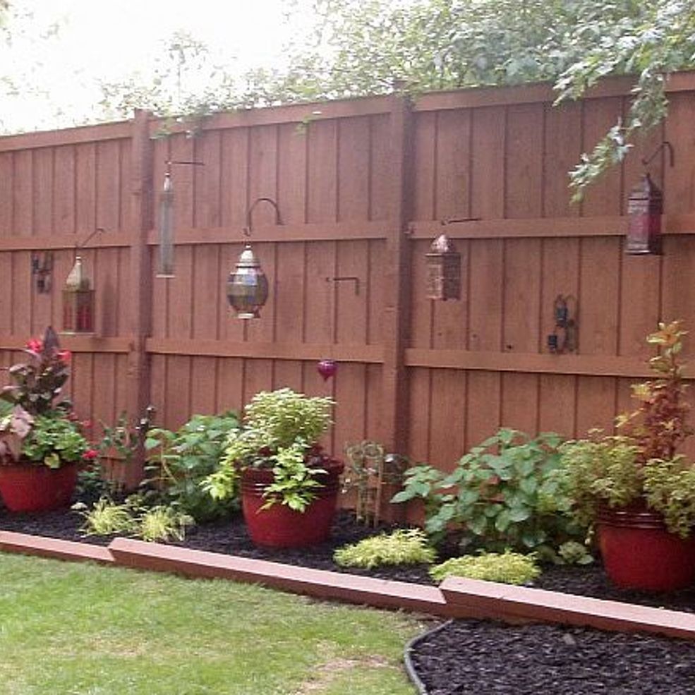 Reclaim Your Backyard with a Privacy Fence -   22 garden decor fence
 ideas