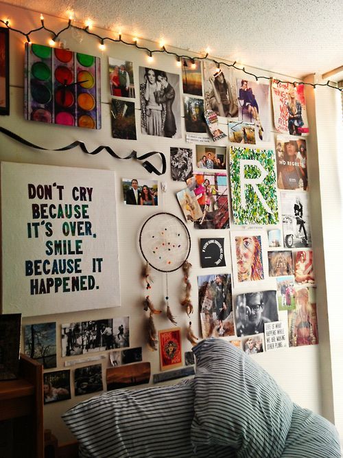 10 Cute Photo Decor Ideas for Your Dorm -   22 hipster dorm decor
 ideas