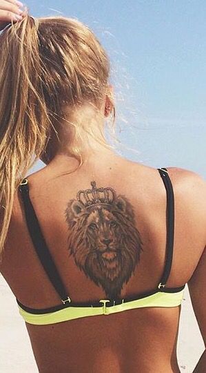 Lion tattoo                                                                                                                                                                                 More -   22 lion tattoo crown
 ideas