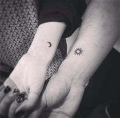 12 Cute and minimalistic couple tattoos -   22 little couple tattoo
 ideas