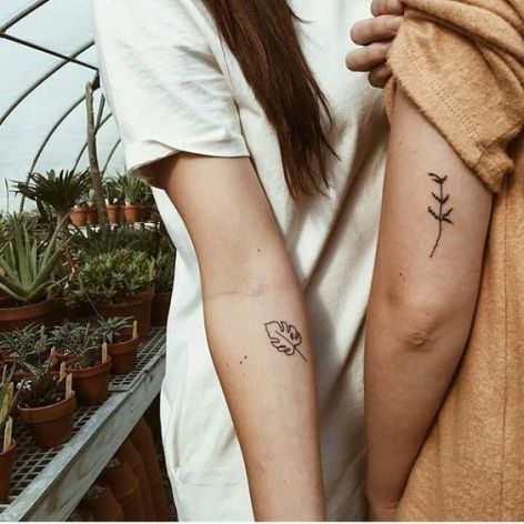 24 Couple Tattoo Ideas Proving That Love Is Here To Stay - OurMindfulLife.com  tattoo love couple/couple tattoos creative /couple symbol tattoos /couple initial tattoos /couple tattoos unique /tattoo couple wedding /romantic couples tattoos /couple tattoos infinity //matching tattoos for couple/matching tattoos for couples quotes/couple finger tattoo/couple tattoos king and queen/couple crown tattoo designs/couple tattoo ideas/ couple tattoo quotes -   22 little couple tattoo
 ideas