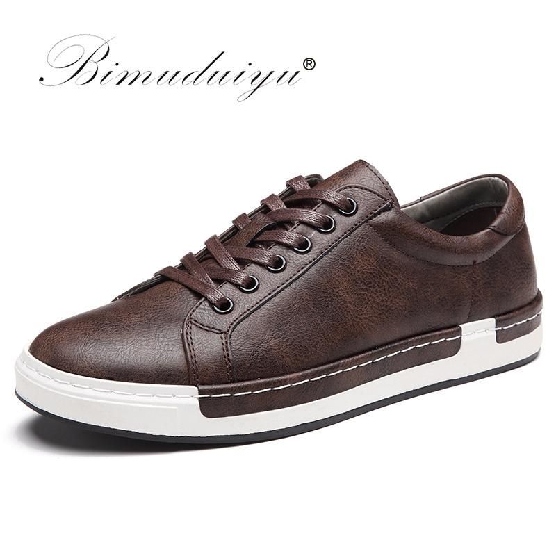 Autumn Casual Shoes Mens Leather Flats Lace-Up Shoes Simple Shoes Large Sizes Oxford - Shoes -   22 male fitness shoes
 ideas