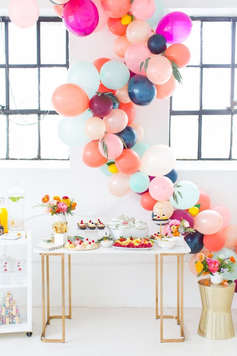 Add a pop of color to your party with these DIY decorations. -   22 modern decor party
 ideas