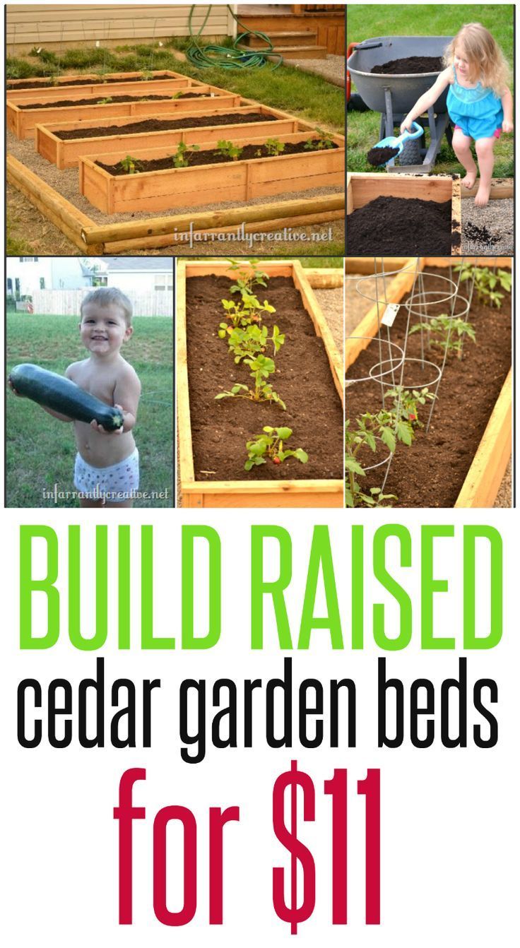 Planting a Raised Garden Bed -   23 cheap raised garden
 ideas
