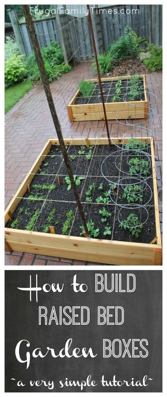 39+ Simple Raised Vegetable Garden Bed Ideas 2018 - FarmFoodFamily -   23 cheap raised garden
 ideas