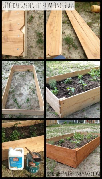 DIY Cedar Raised Garden Bed -   23 cheap raised garden
 ideas