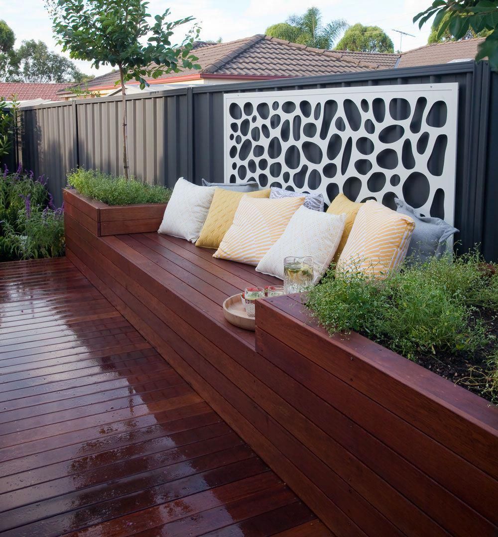 Gives a whole new meaning to 'sitting in the garden' #backyarddesign -   23 deck garden boxes
 ideas