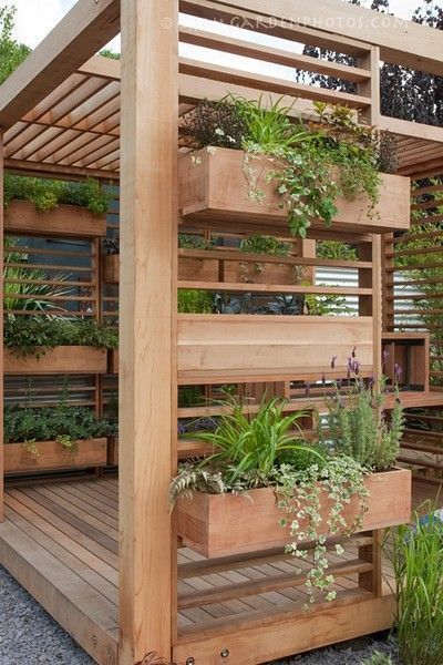 23 deck garden boxes
 ideas