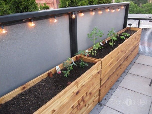 vegetable planter boxes plans | Urban Vegetable Gardening: Inspiration and how-to plans | Stark ... -   23 deck garden boxes
 ideas