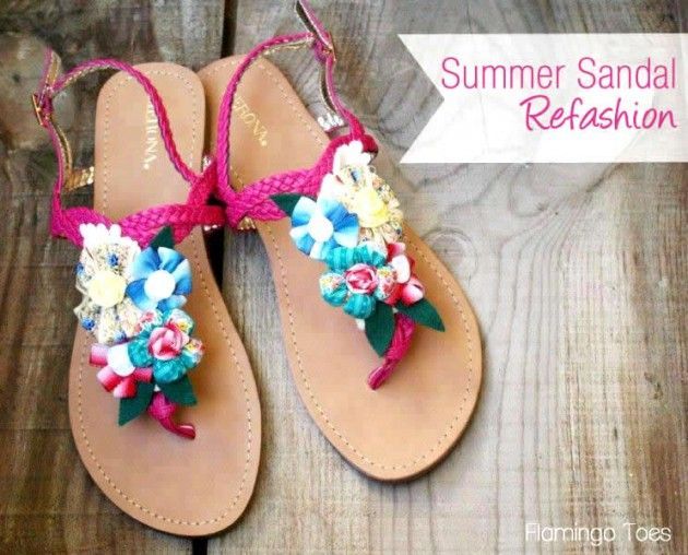 23 diy summer sandals
 ideas