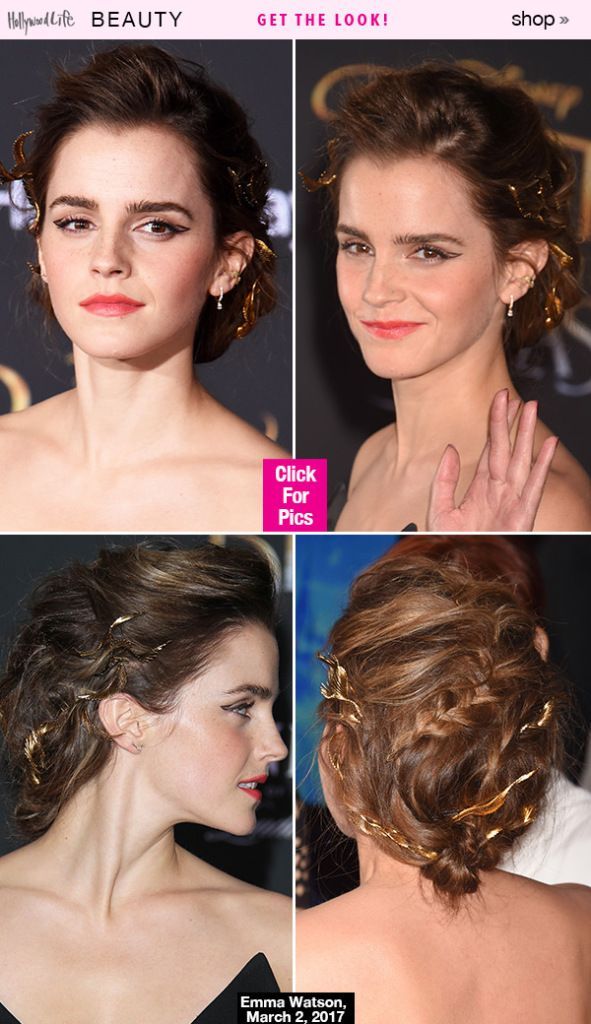 Emma Watson’s ‘Gentle Warrior’ Hairstyle — Get Exact Romantic Updo For Prom -   23 emma watson updo
 ideas