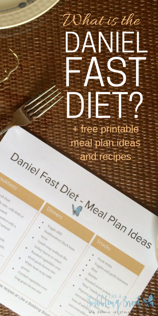 Daniel Fast | Diet | Recipes | You can read more about this amazing fast here, and also download a free printable meal plan ideas sheet. -   23 fast diet breakfast
 ideas