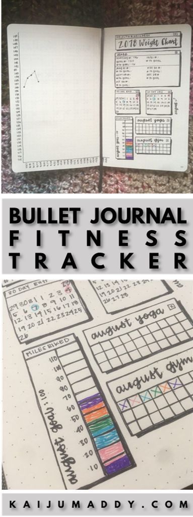 Bullet Journal Ideas: Fitness Tracker -   23 fitness journal shape
 ideas