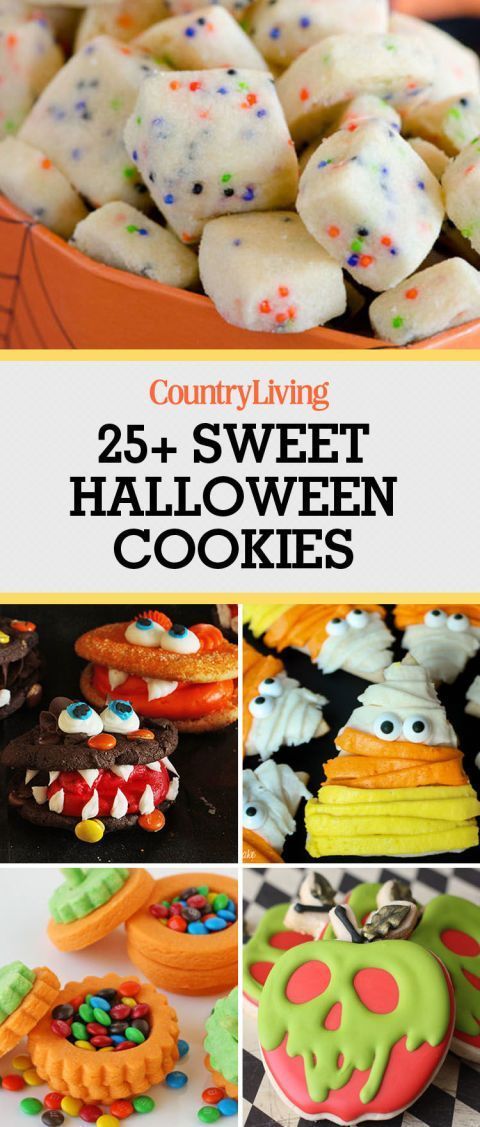 Save these sweet halloween cookie recipes for later by pinning this image and… #ad -   23 halloween cookie recipes
 ideas