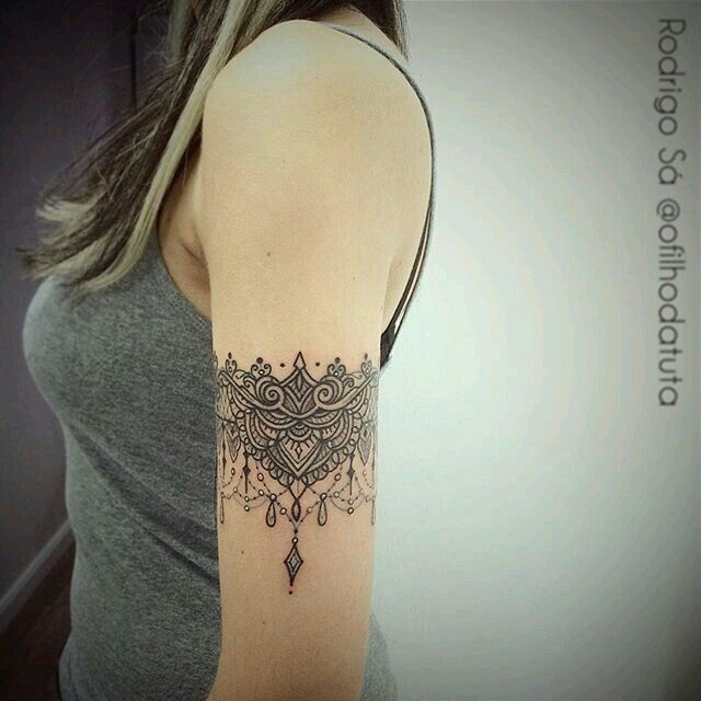 I like this, with a lotus flower sitting on top -   23 lace lotus tattoo
 ideas